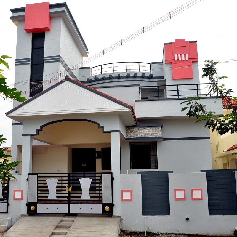 Best Secure Villa Type Home Builders in Madurai